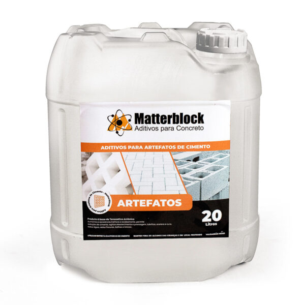 Aditivo para Blocos de Concreto Artefatos 20L Matterblock
