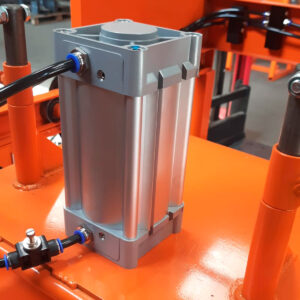 Cilindro Pneumático 100×100 Máquinas de Blocos de Concreto