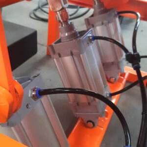 Cilindro Pneumático 100×100 Máquinas de Blocos de Concreto